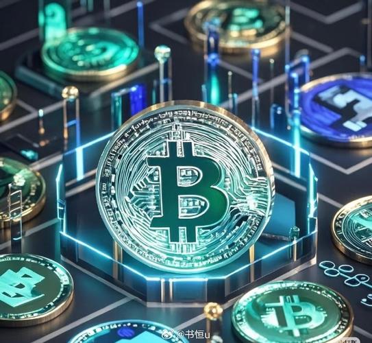 A bustling mining farm filled with rows of powerful mining rigs, illustrating the scale and efficiency of hosted operations
