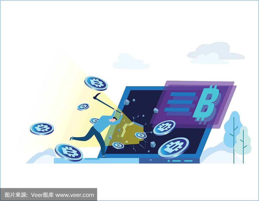 A detailed view of a sophisticated mining rig